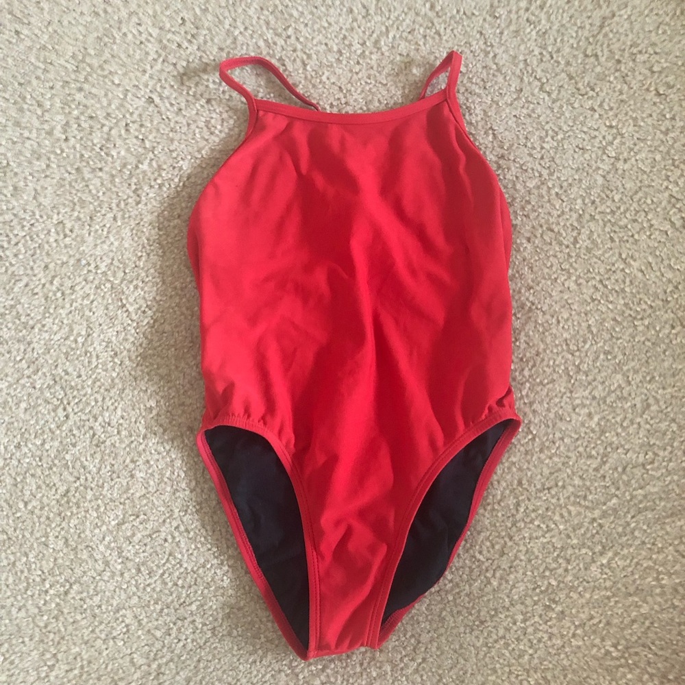 Red Drew Jolyn Onesie